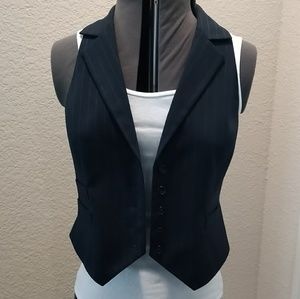 Women's Talbots lined button up vest